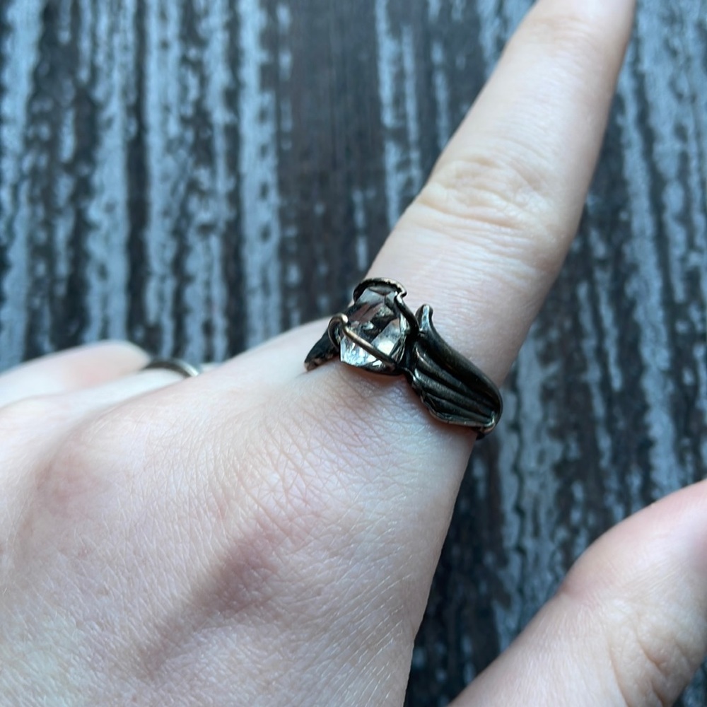 Crystal Wing Ring